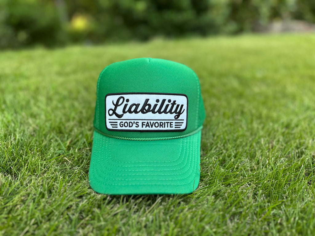 Liability Trucker Hat - Kelly Green