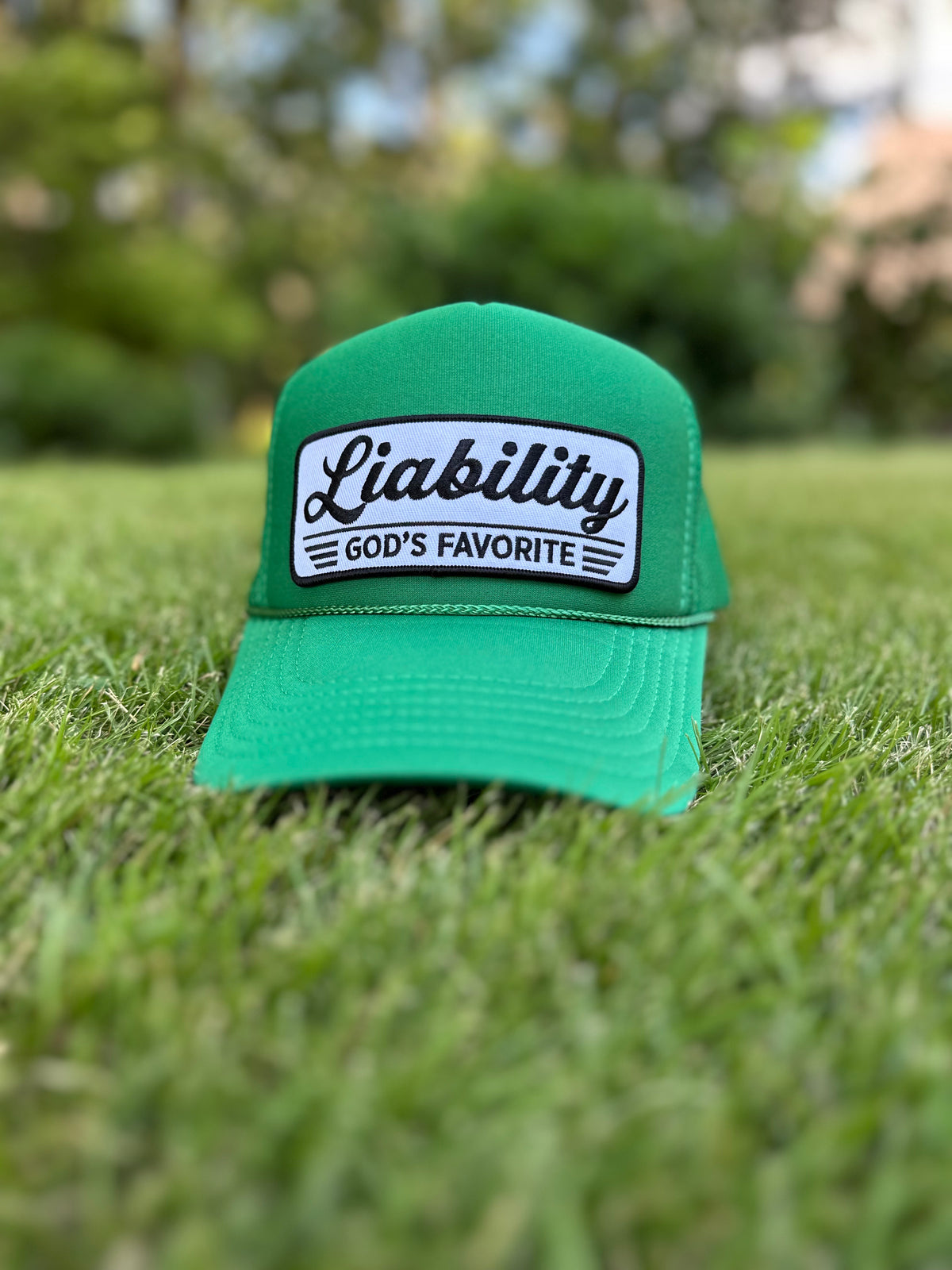 Liability Trucker Hat - Kelly Green