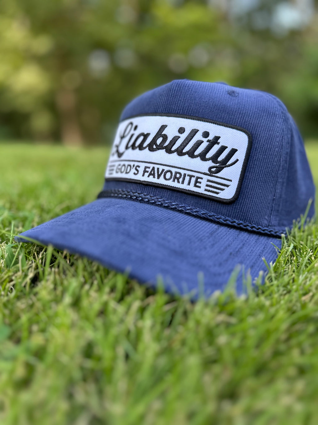 Liability Corduroy Hat - Navy