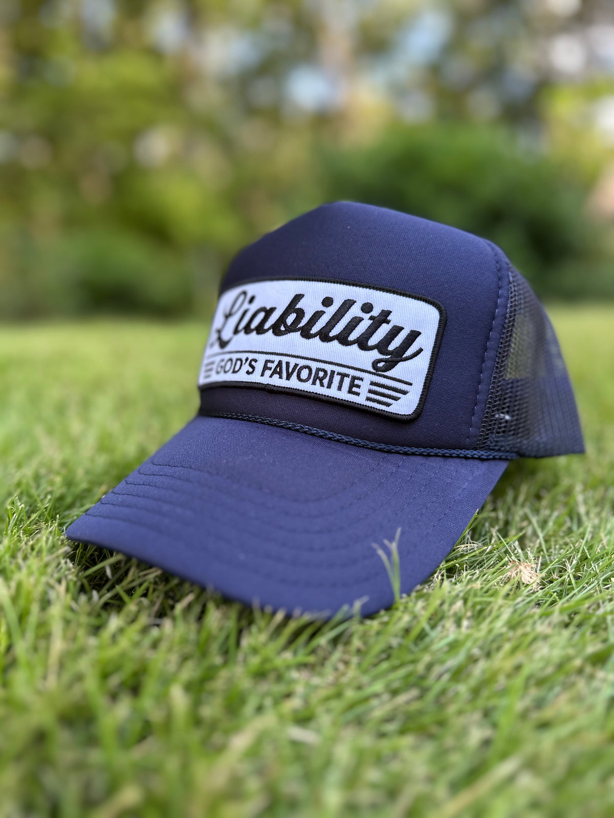 Liability Trucker Hat - Navy