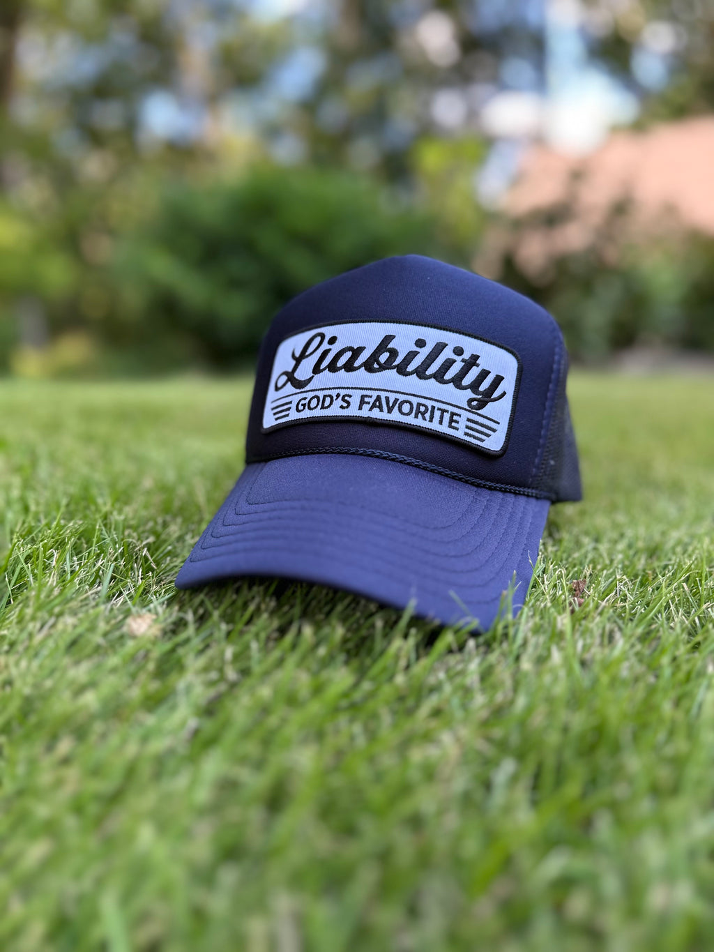 Liability Trucker Hat - Navy