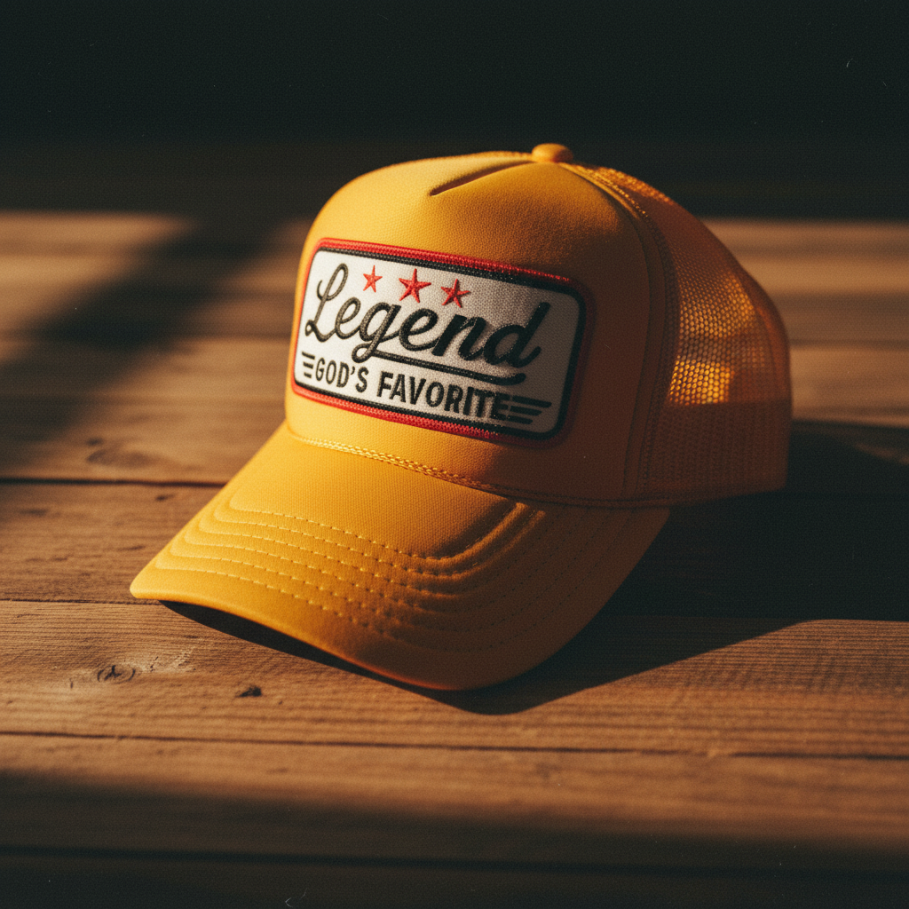 Legend Trucker Hat – Gold